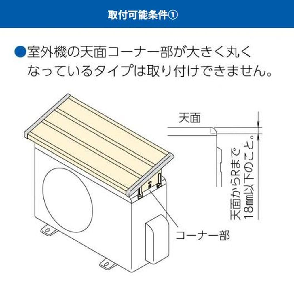 送料無料・選べる4個セット 因幡電工 室外機日除け Ｃ－ＴＰＪ２