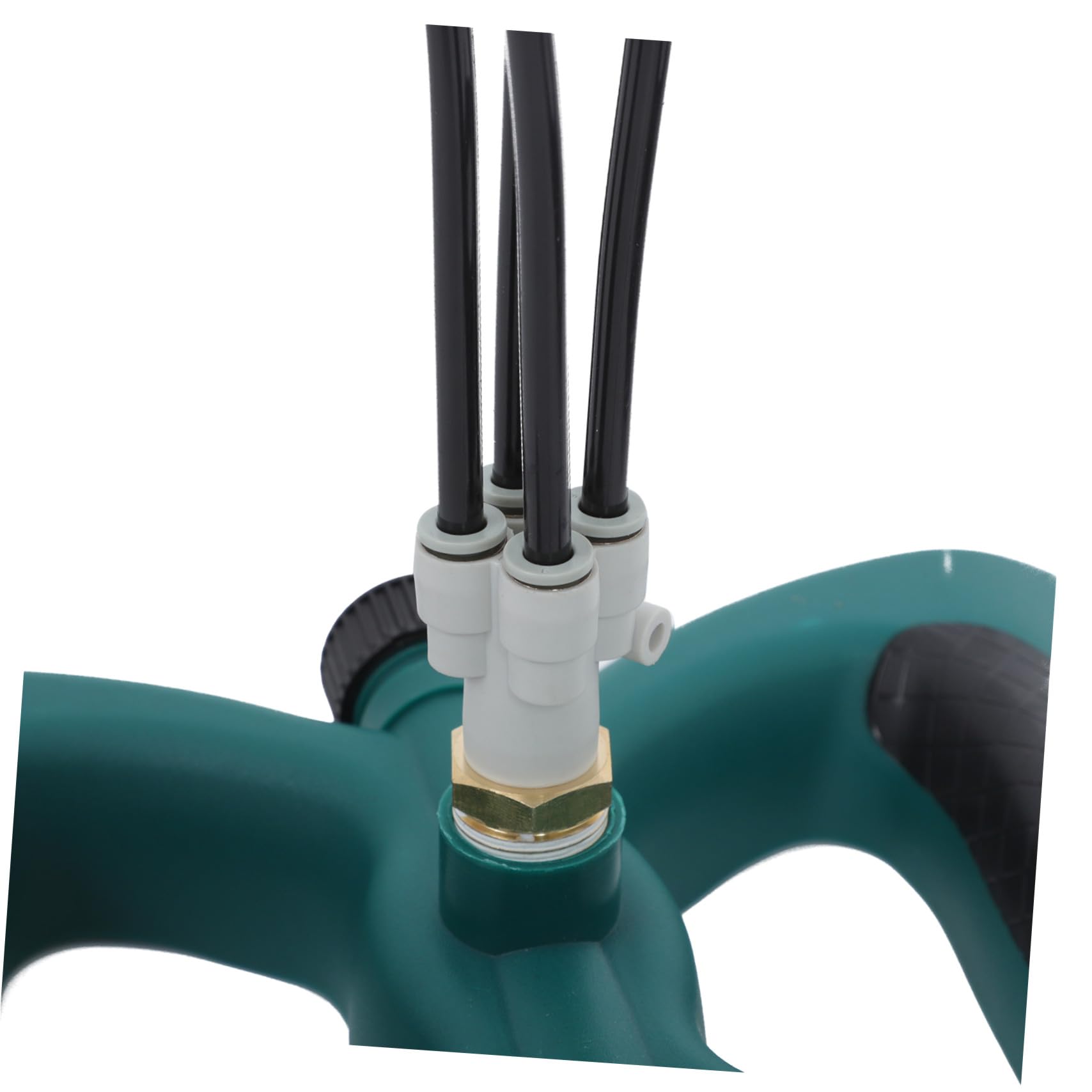 Outanaya Système de Brumisation Extérieur Haute Efficacité pour Terrasse et Jardin Design Autonome, Compatible Tuyau 3/4 Pouce Norme UE en Abs et PP