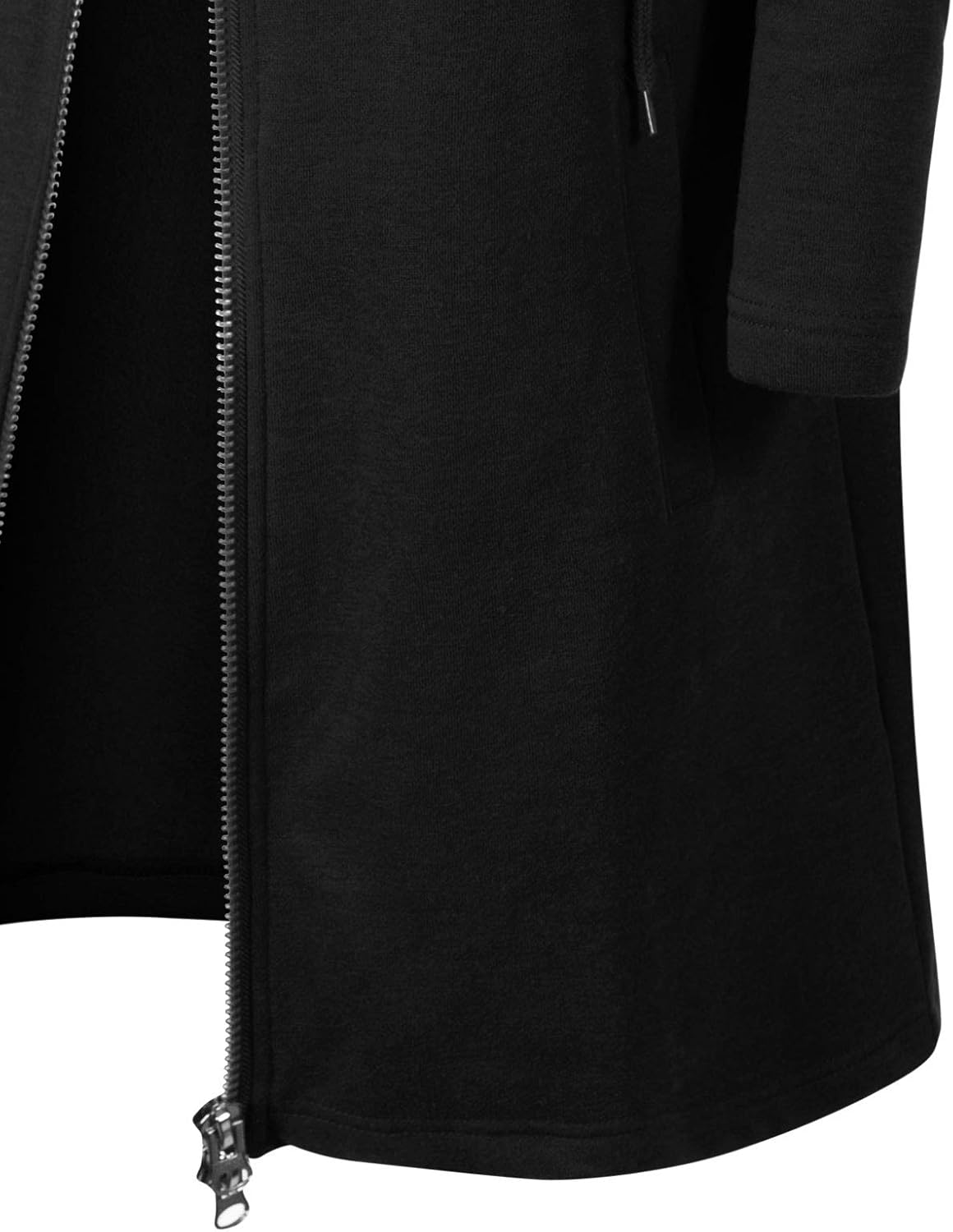 Design by Olivia Women's Casual Oversized Loose Fit Zip Up Pullover Hoodie Tunic Sweatshirt Jacket Fall Outfits (S-3X) - Image 6