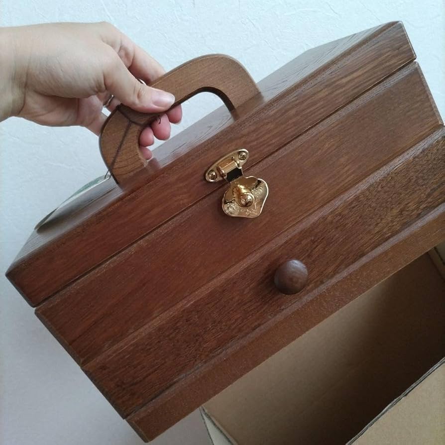 昭和レトロ【　Ｇ-Wood ソーイングボックス　】 2025年最新】ソーイングボックス g-woodの人気アイテム - メルカリ