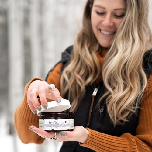 Peak Scents Organic Pomegranate Hand And Body Cream Plant Based Cream Helps Soothe Inflammation, While Antioxidant-Rich Vitamin C And E Brighten And Repair 8 Ounces #TOP4