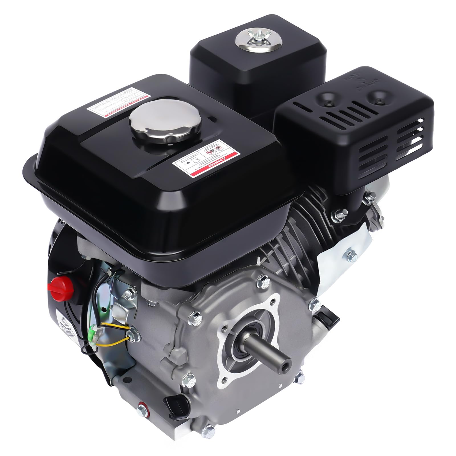 Motor de gasolina, motor de gasolina Ohv, Go Kart, cortacésped horizontal, repuesto de jardín, arranque, rotavador manual de un solo cilindro, juego completo de pie para industrial y agrícola, 7.5 Hp,