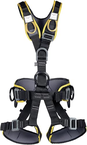 Miniatura 1 de Singing Rock Antishock Anti-Static ANSI and NFPA Class III Certified Work Full Body Harness, Black