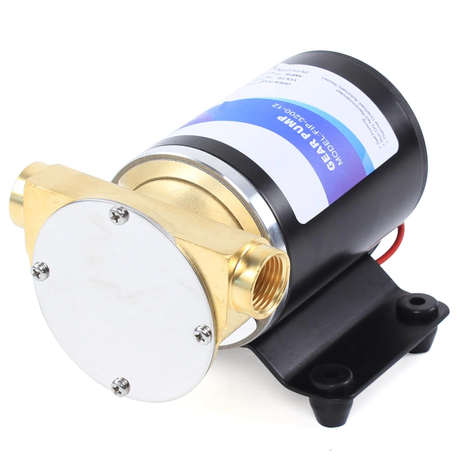 Pompa dell'acqua autoadescante da 120 W, pompa di sentina autoadescante, pompa con girante in rame, adatta a vari compiti di pompaggio e drenaggio nella vita di tutti i giorni, incluso il drenaggio