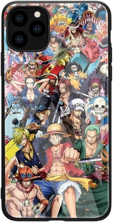 Amazon Com Futurecase Anime Cartoon One Piece Luffy Straw Hat Pirates Tempered Glass Phone Case For Iphone 6 6s 7 8 Plus 10 X Xr Xs Max 11 11pro 11 Pro Max Cool