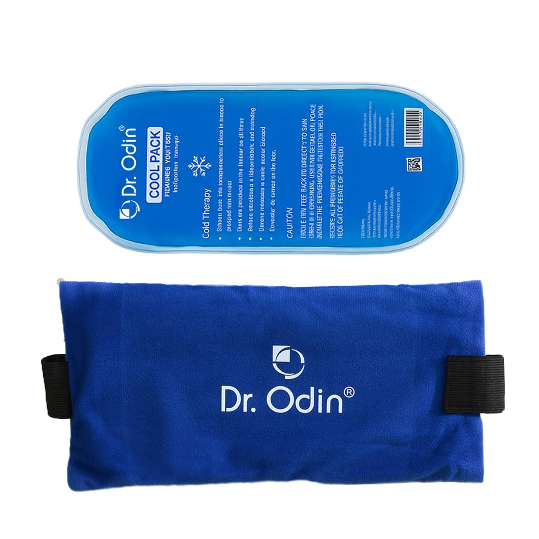Dr. Odin Reusable Hot and Cold Pack for Pain Relief with Washable Cotton Cover and Adjustable Strap, Microwaveable Gel Pack, Icepack (Nylon) — Amazon image 10