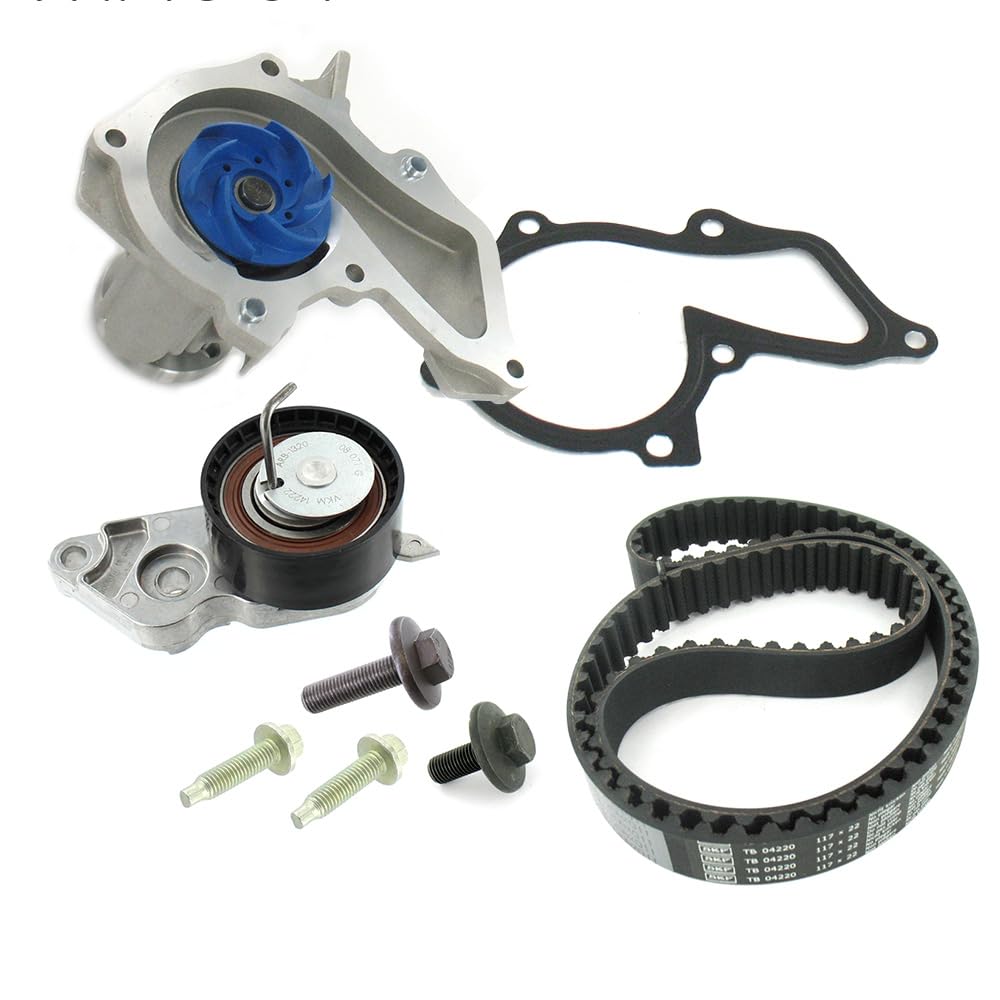 SKF VKMC 04222 Kit de Distribución con Bomba de Agua | Compatible con: FORD FIESTA IV, FIESTA Kasten/Großraumlimousine, FIESTA V, Focus C-Max, Focus I, Focus I Kasten/Kombi
