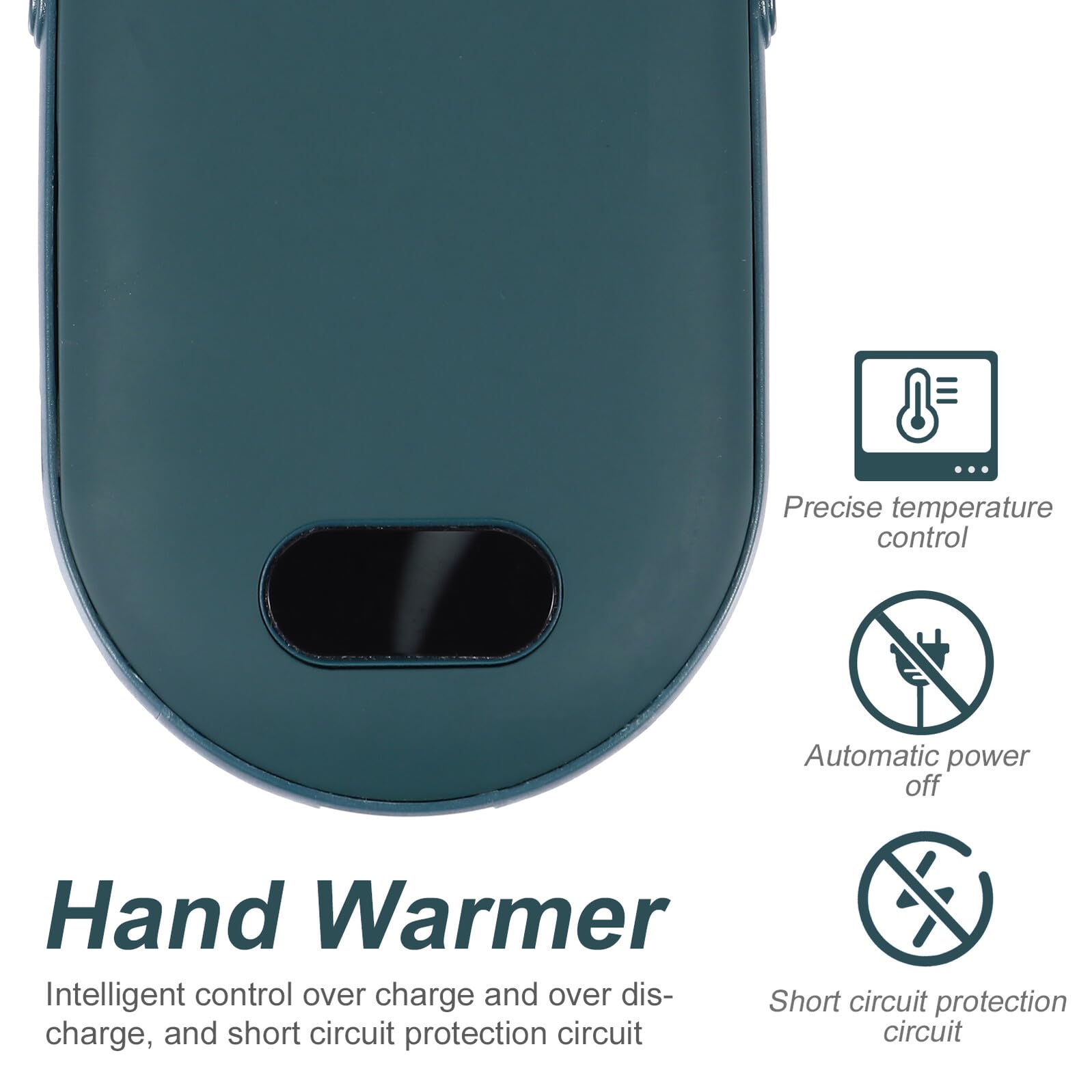 ibasenice 4000mah Calentador de Manos Portátil de USB Banco de Energía USB y Calentador de Mano para Usar Invierno