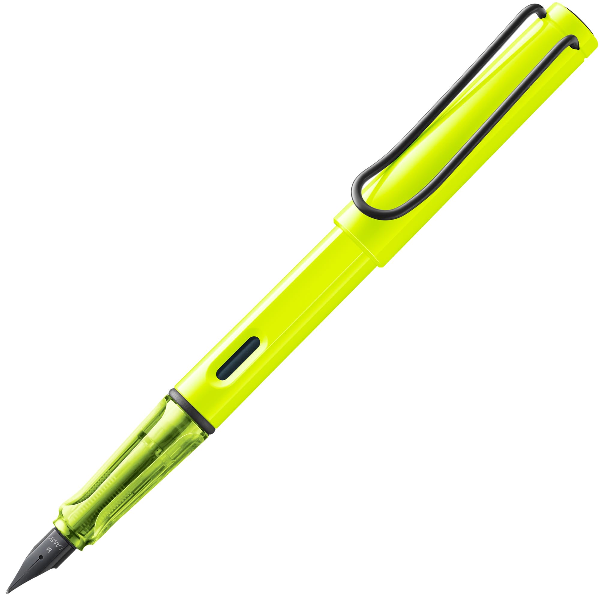 LAMY safari neonyellow - Fountain Pen with ergonomic grip & polished steel nib in size M - ideal for any Writing & Calligraphy - including LAMY T 10 blue cartridge - Right-Handed โ image 1