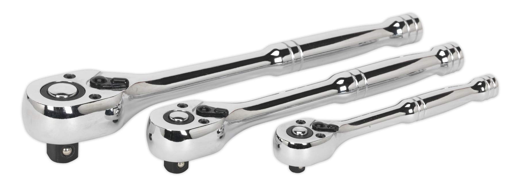 Sealey AK6672 3 Piece Ratchet Wrench Set