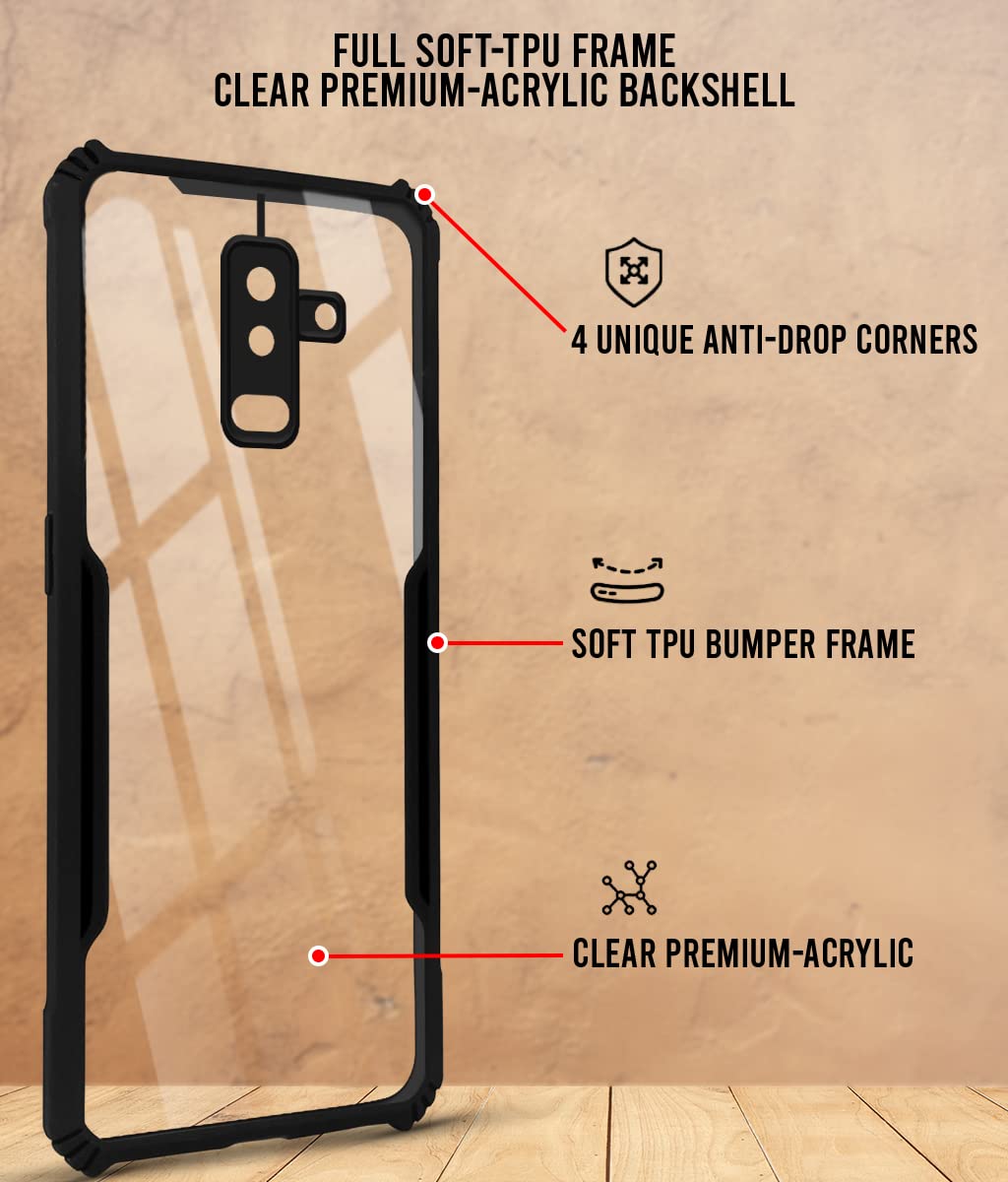 Samsung Galaxy J8 Case - Crystal Glass Protection -2