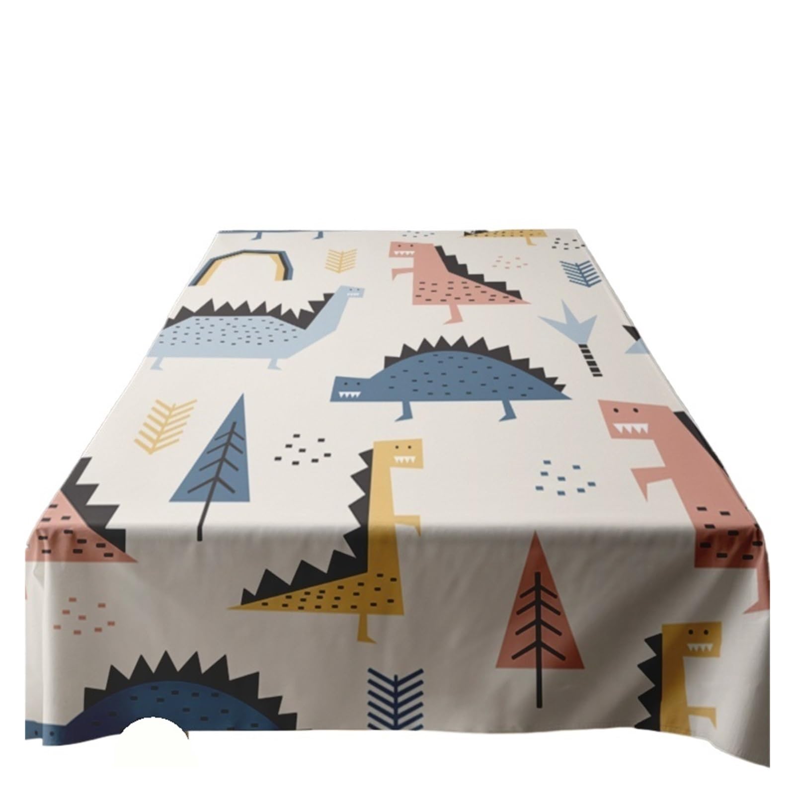 Nodrest 1PC Printed Tablecloth Set For Dining Room Home Decoration Multi(140X200CM)