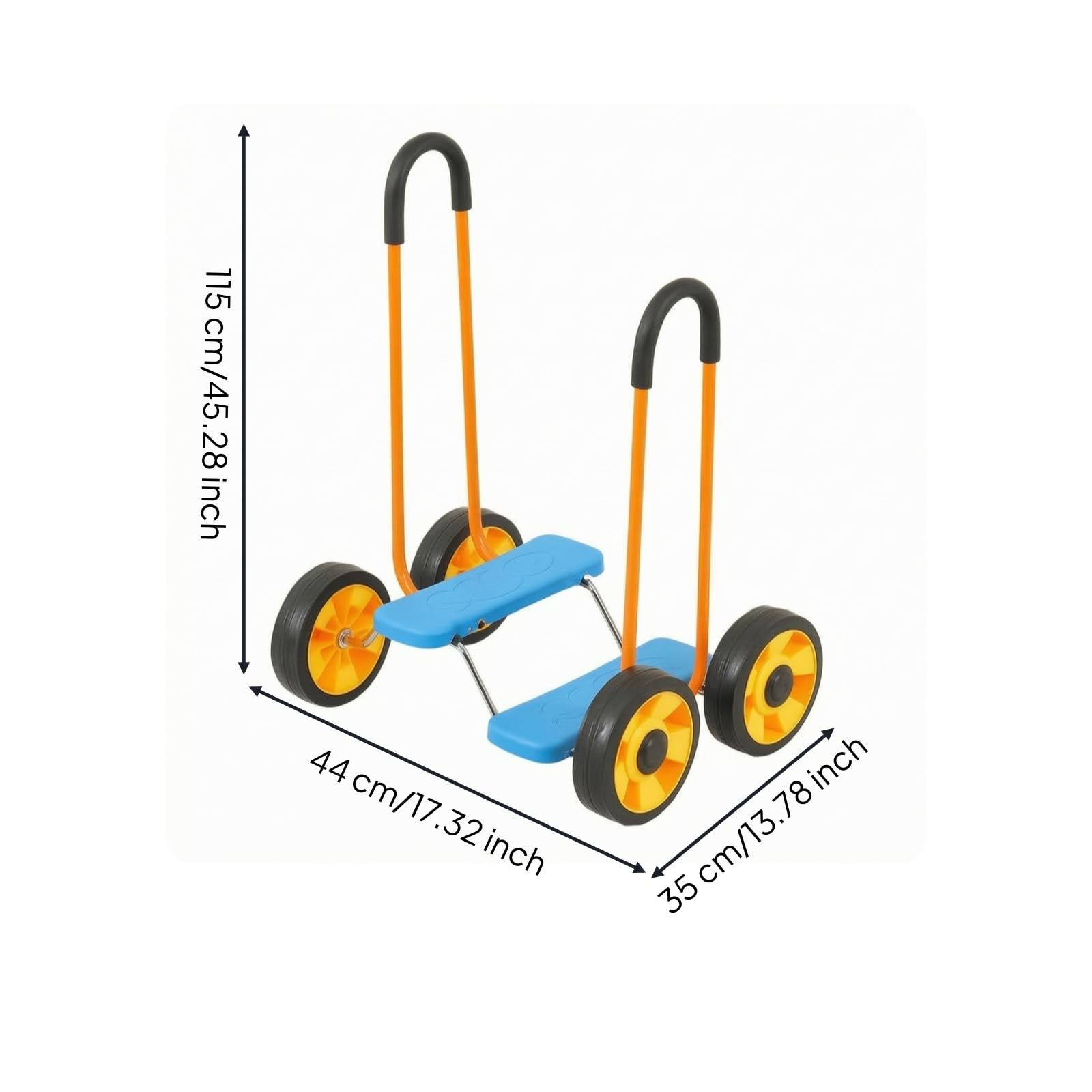 Bicicletta senza Pedali 4 Ruote | Antiscivolo, Veicolo a 4 ruote con Piattaforme Piedi, Leggero, Bicicletta prima Infanzia, Giochi
