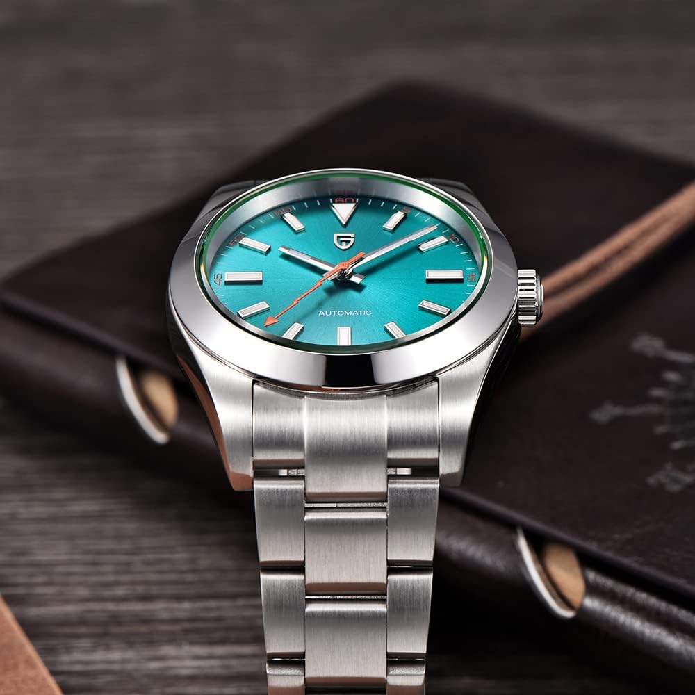 Pagani Design PD1733 Uomo Orologi Automatici 40MM Uomo Orologi Meccanici da Polso Vetro Zaffiro Verde AR rivestito Orologi NH35A Impermeabile Orologi Pagani Design PD1733 Uomo Orologi Automatici 40MM Uomo Orologi Meccanici da Polso Vetro Zaffiro Verde AR rivestito Orologi NH35A Impermeabile Orologi