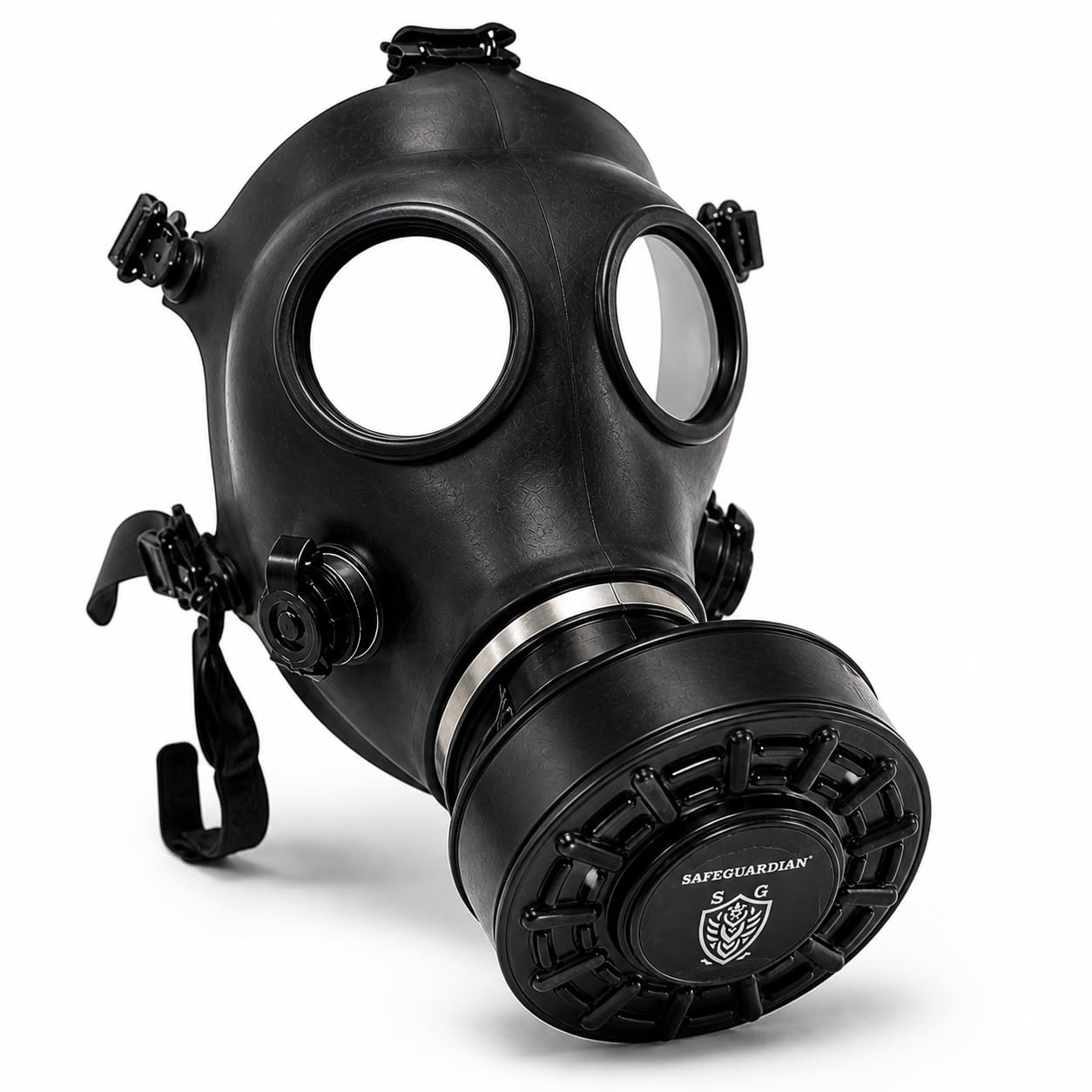 Full Face Mask with Included 40mm Premium Filter | Anti-Fog Wide View Lens | Adjustable Head Harness | Paintball, Airsoft, Cosplay, Training & Simulation