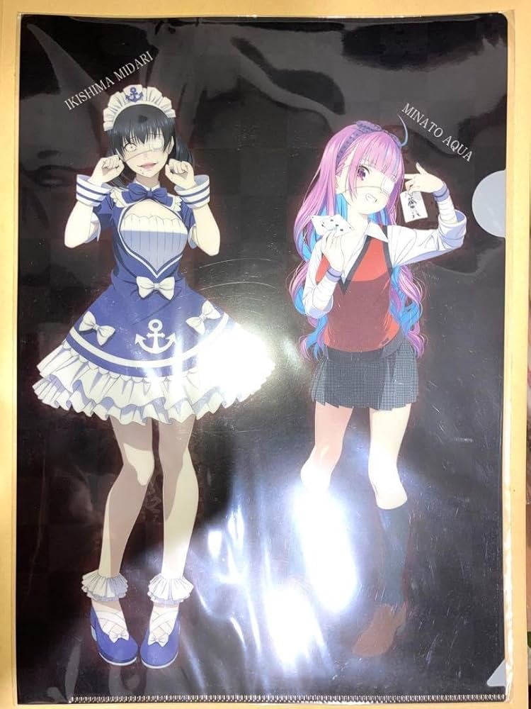 Amazon | 湊あくあ 生志摩妄 賭ケグルイ A4クリアファイル Vアニ