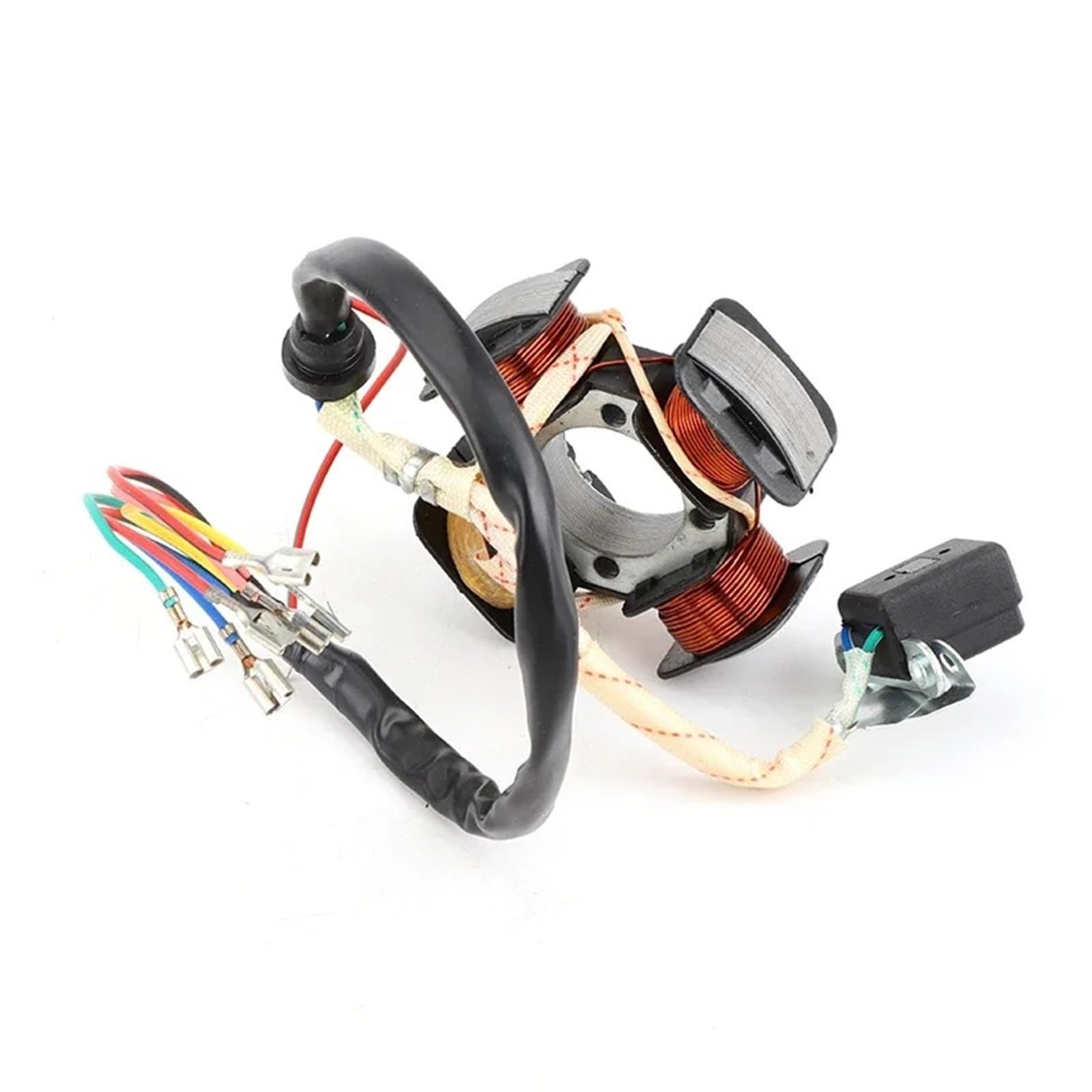 Stator Allumage Moteur Pour CG125 150CC CB 125 4 Bobines Stator Magnéto Bobine 4 Pôles Plaque D'allumage Pied Démarreur