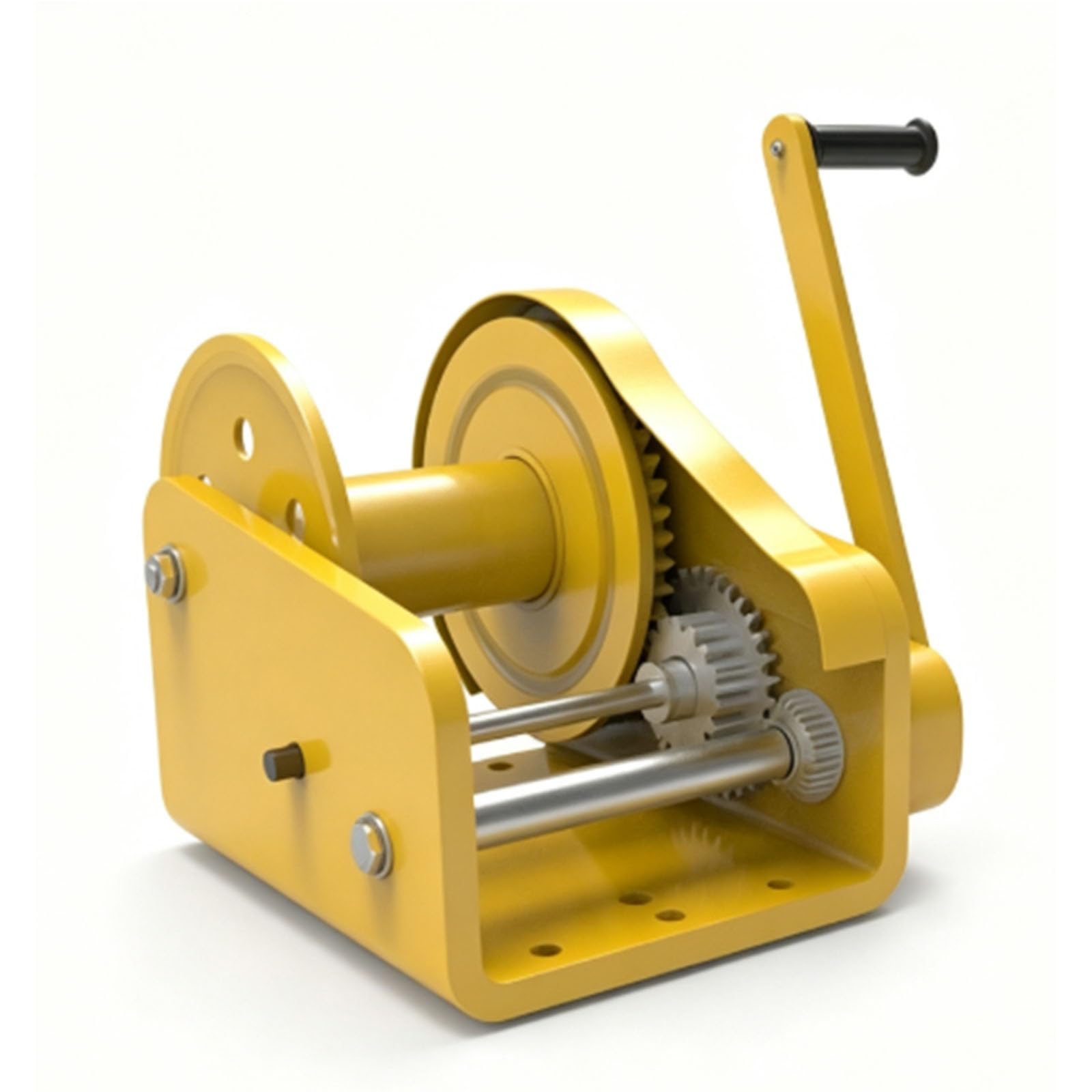 Qleaiarn 2600Lb/1179Kg Two-Way Self-Locking Boat Trailer, Heavy Duty Hand Crank Winch With A Hook