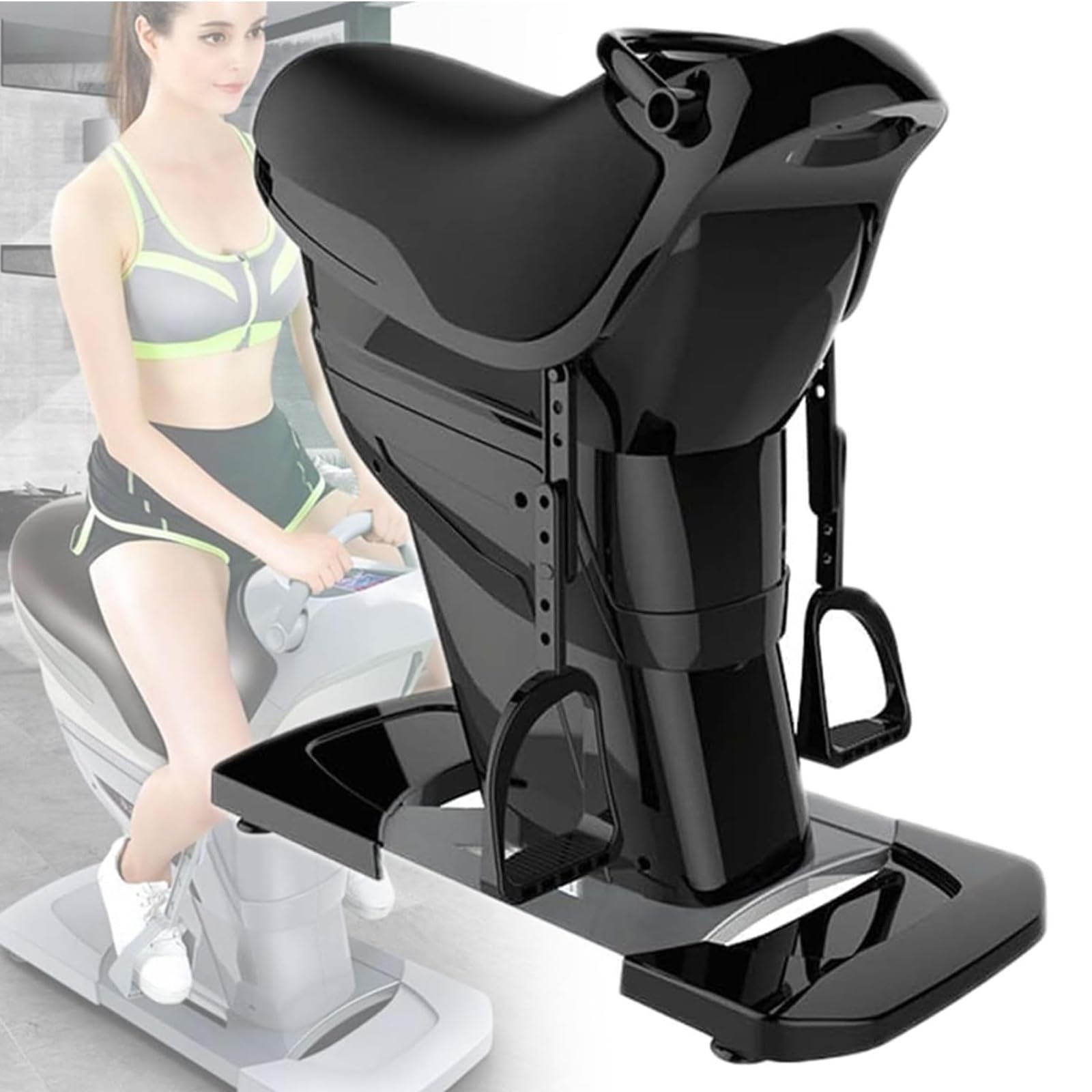 Amazon.co.jp: Hlixzoy 形状乗馬有酸素乗馬マシン、電動3D