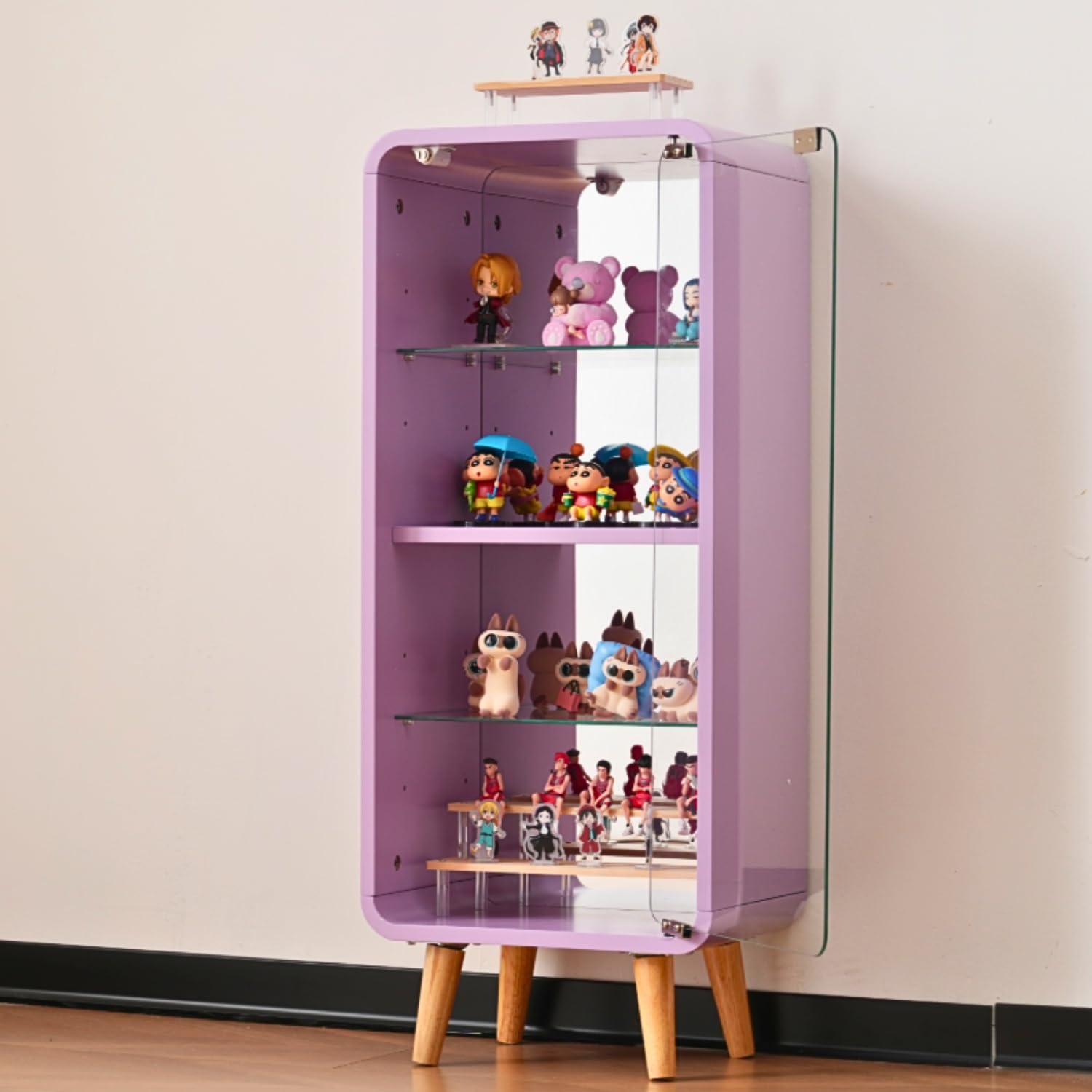 コレクションケース 幅36*奥行26*高さ121cm コレクションシェルフ 4段 Amazon.co.jp: コレクションケース コレクションシェルフ ガラス