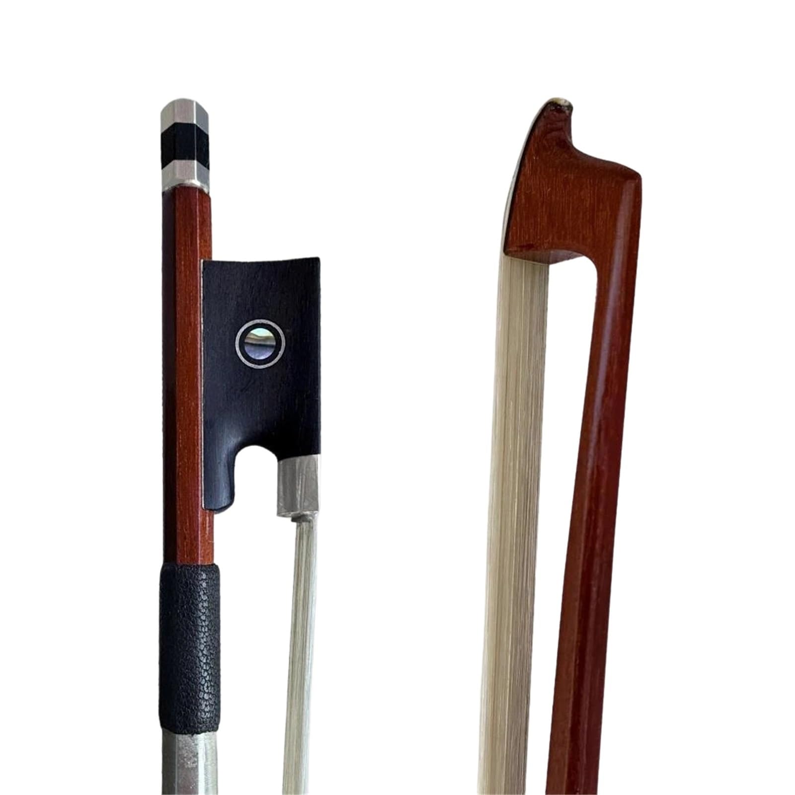 Arcos De Violín Profesionales Arco De Violín Con Rana Ébano Instrumento Cuerda Crin Buen Equilibrio Y Respuesta Rápida(1-2 size)