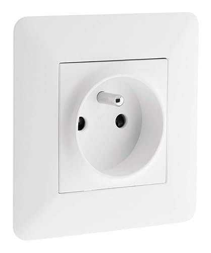 Prise 16A Blanc Simple - Artezo