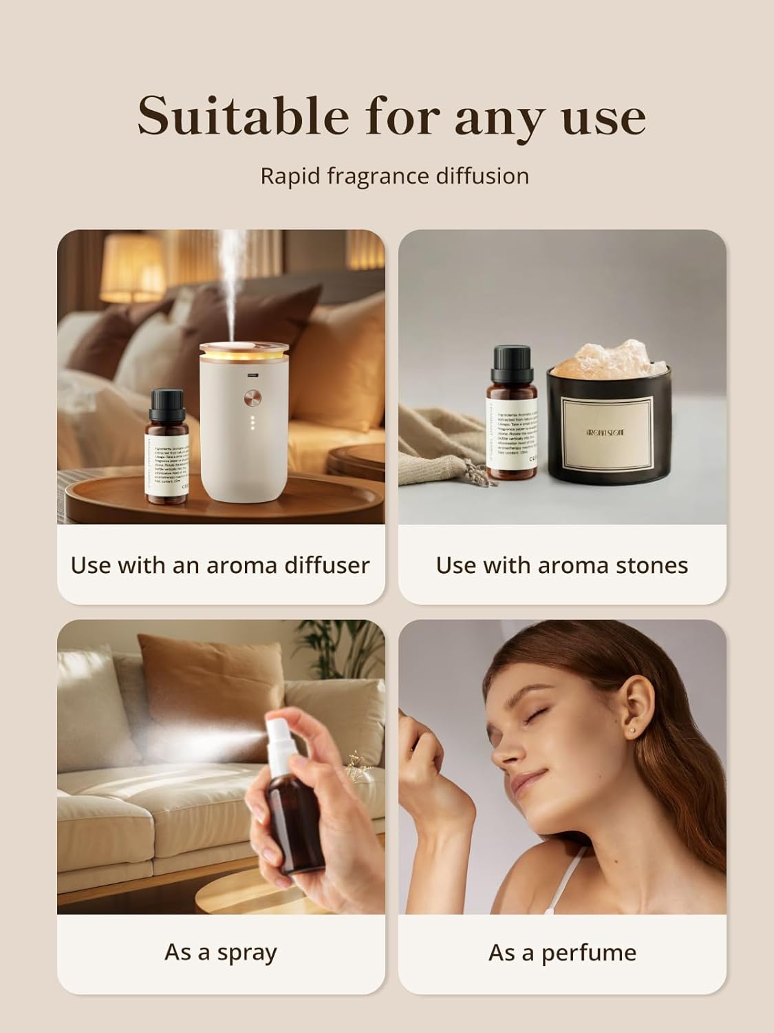 Ceeniu Pure Aroma Essential Oils, 2025 new Extraction Technology, 100% Natural, 15ml Sandalwood Essential Oils, Healthy for Skin, Enjoy a Quality Oil