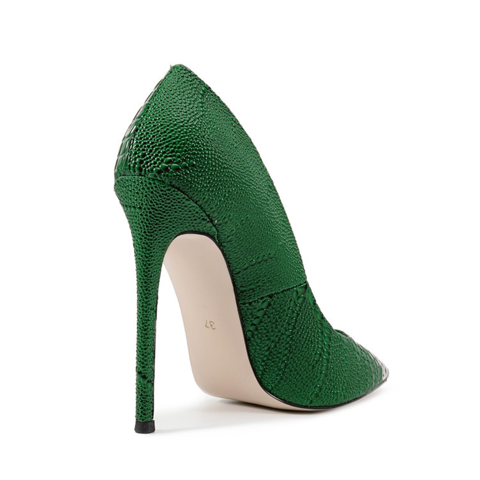 Décolleté con Punta per Donna, Tacchi a Spillo Bassi da 12 cm, Scarpe da Cerimonia, Matrimonio e Festa