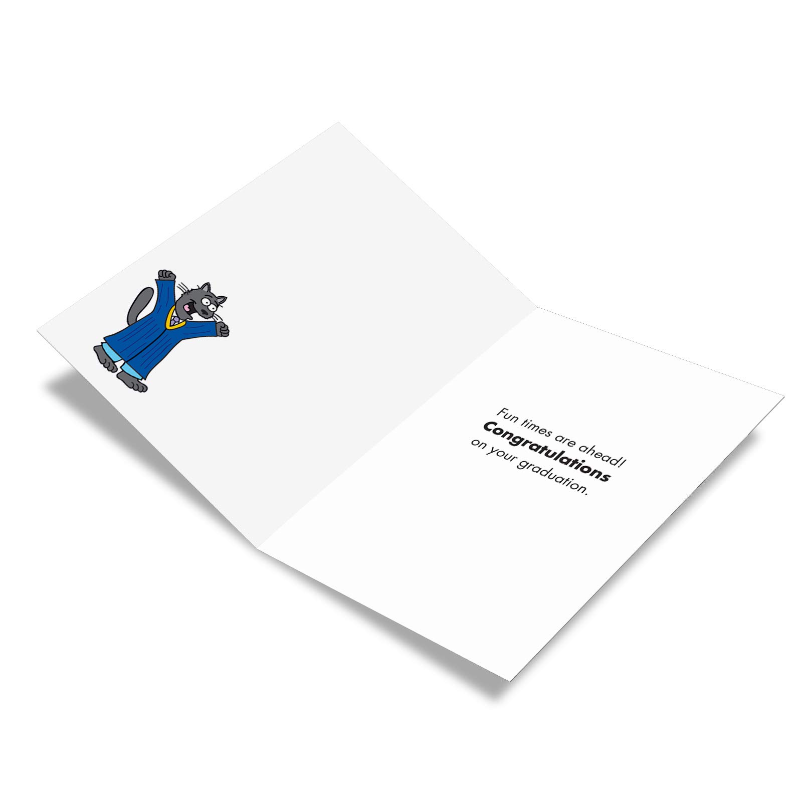 Funny Graduation Card - 'College Is Over' Humor Card With Envelope By NobleWorks