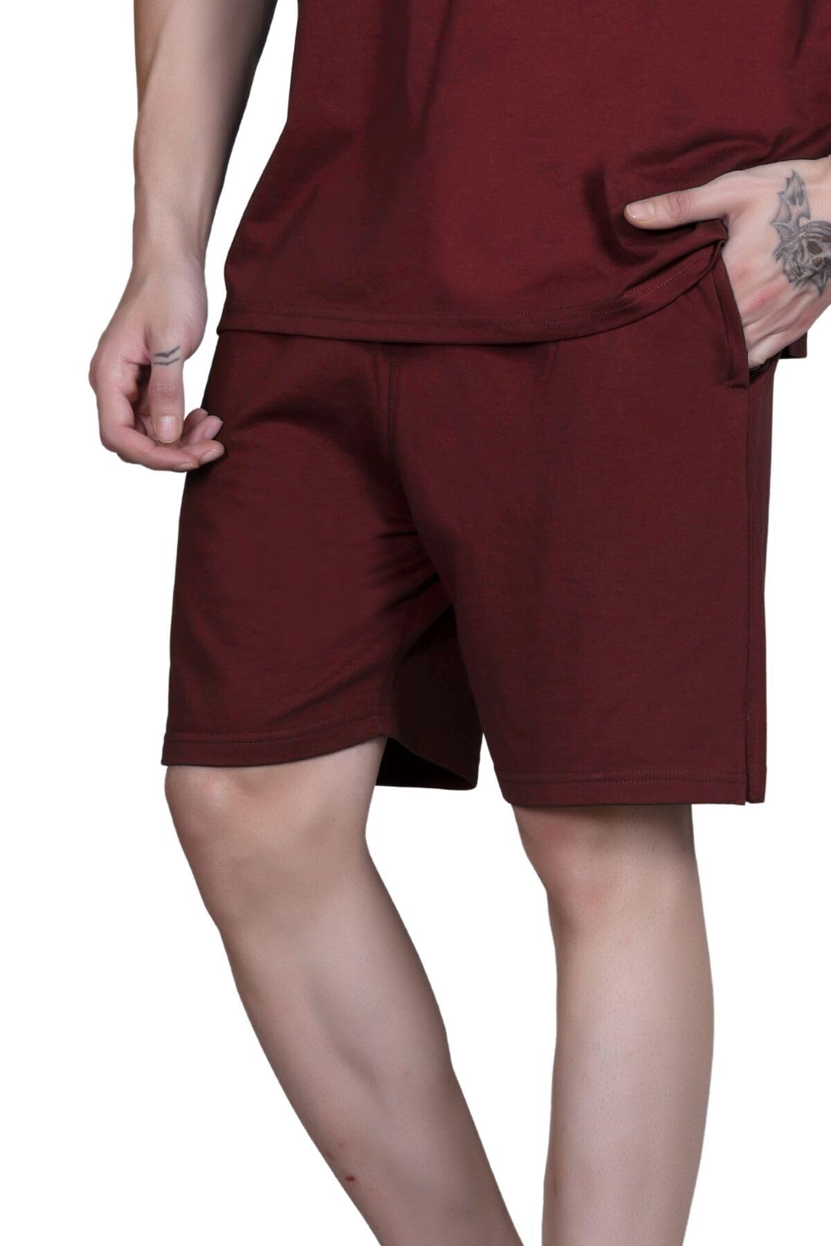 Cotton Terry Shorts for Men || Soft and Biowashed Cotton Terry