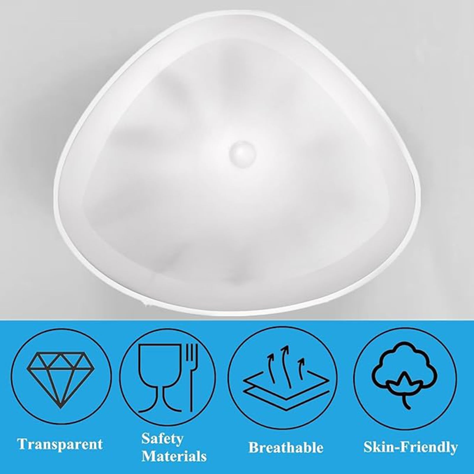 Transparent,D~cup 700g/pair,OSEMISS 1 para samoprzylepnych silikonowych wkładek do biustonosza Push Up wkładki powiększające dekolt wkładki powiększające piersi bikini strój kąpielowy gorąca wiosna