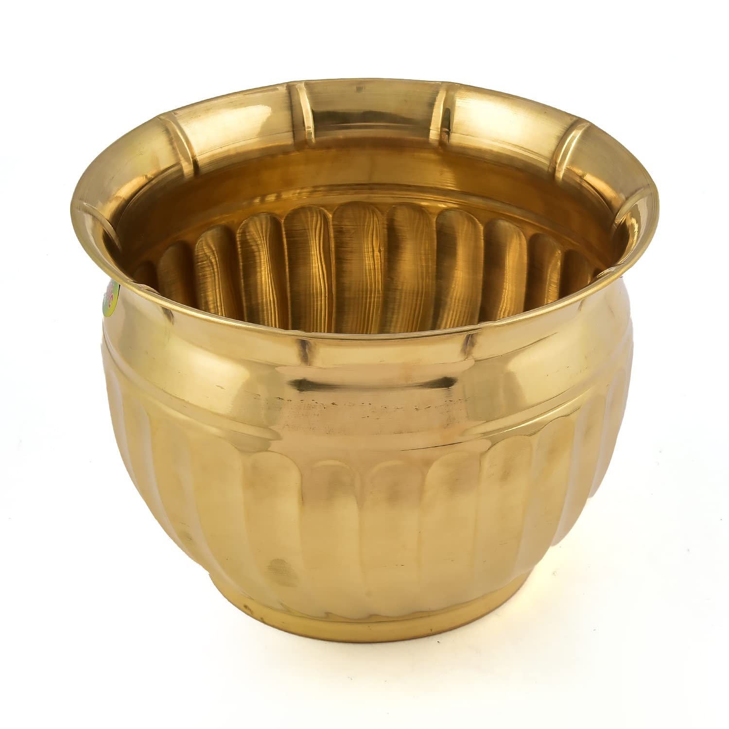 ALODIE- Brass Flower Tub- Flower Planter Tub for Home- Decorative Flower Brass Tub (7.7Wx6.2H INCHES) (B0B51Y46BT) Amazon Price History, Amazon Price Tracker