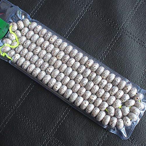 Ochoos Wholesale100% Natural Tibetan Buddhist Prayer 108mala Beads High Density Xingyue Bodhi Seed,Sealed Bag Packing! - (Color: 8x11mm)