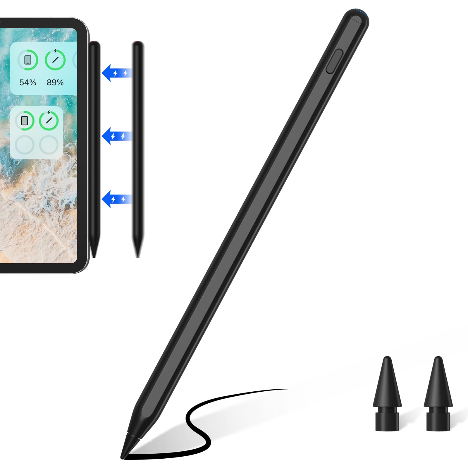 Kablosuz Şarj Apple Pencil 2. Nesil - Apple iPad 10/9/8, iPad Mini