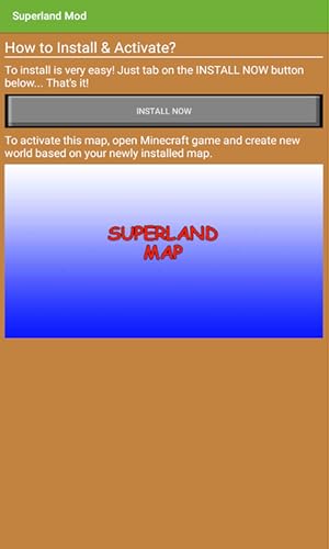 Superland Map Mods Addons For Minecraft Pocket Edition MCPE