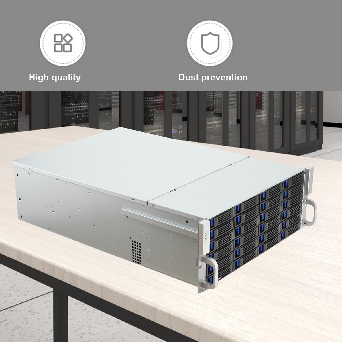 Amazon.com: Server Case 4U, 4U Server Chassis with 24 Hard-Drive