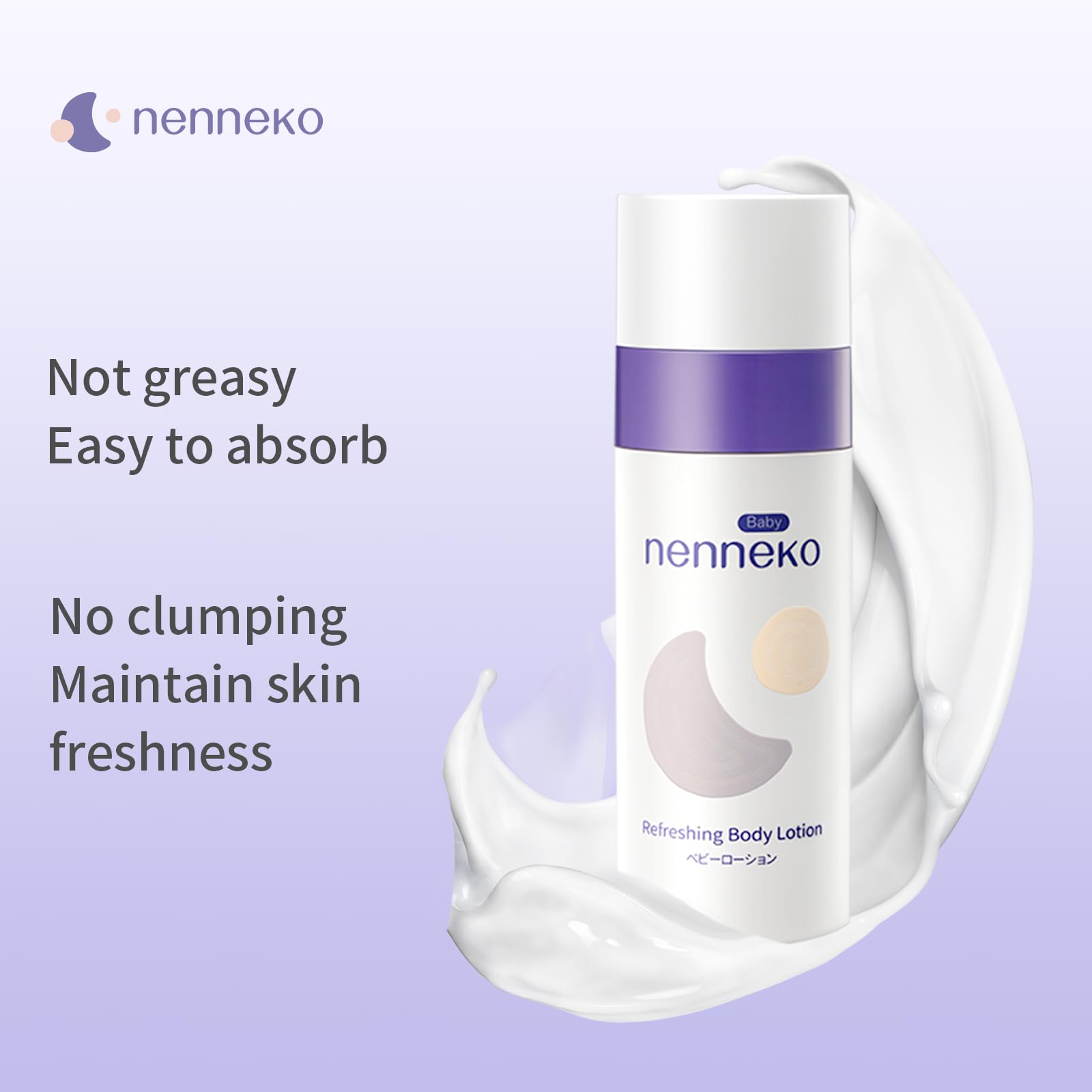 Baby Powder for Delicate Skin, Natural Baby Powder Lotion, Keep Baby's Skin Happy, Helps Restore The Natural Balance of Baby’s Skin, Fragrance Free