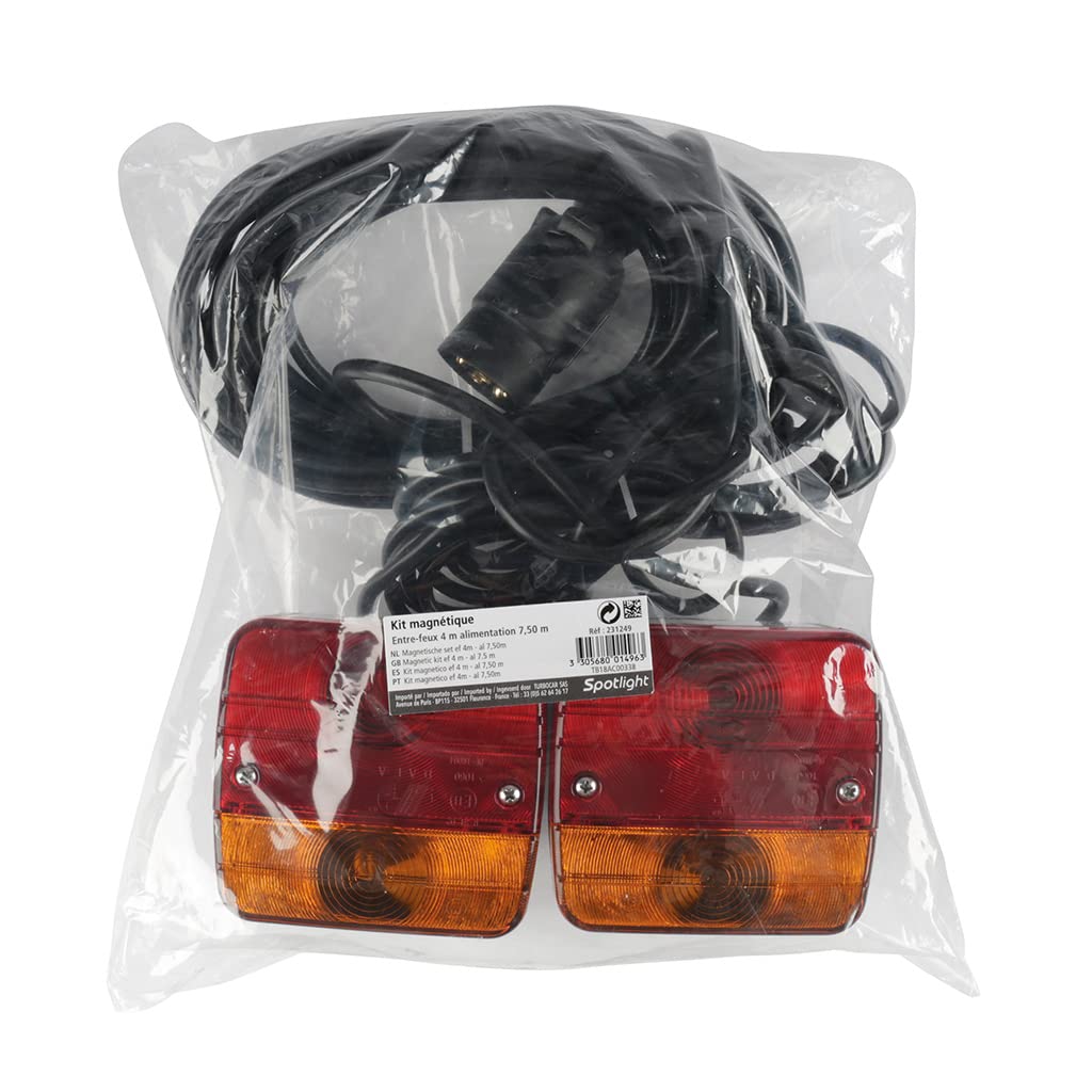 KIT SIGNALISATION MAGNETIQUE LED SANS FIL TECHNI-POWER