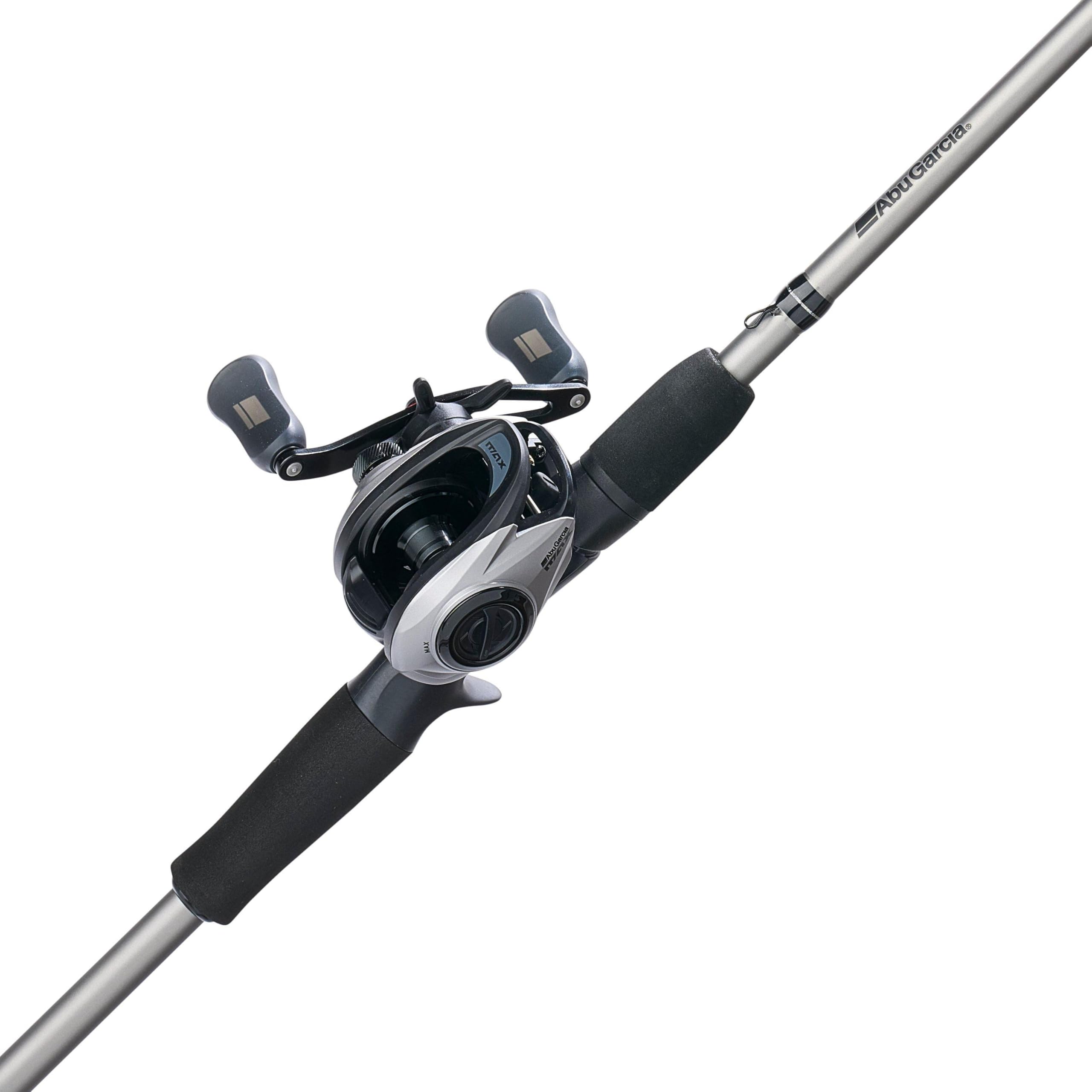 Abu Garcia Max X Low Profile Baitcast Reel and Fishing Rod Combo