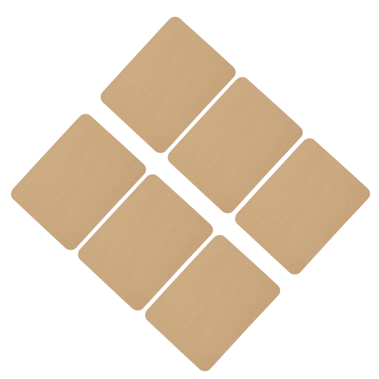 Iron On Patches 6Pcs - Fabric Repair Patches For Clothes, Jeans, Bags, Black 4.9x3.7 Inches - View #3