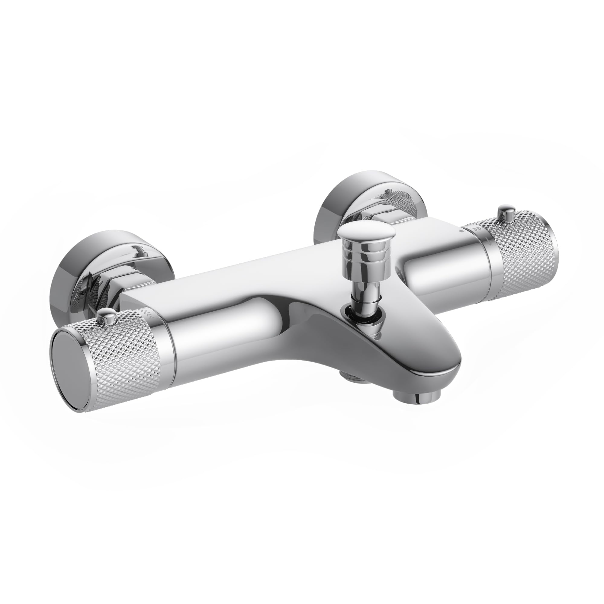 Mezclador Termostatico para Baño,Grifo Ducha Thermostatico,Grifo de Ducha,Cromo
