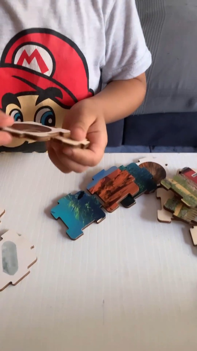 Amazon.com: Ulanik Horizon ABC Puzzle Matching Game Toddler