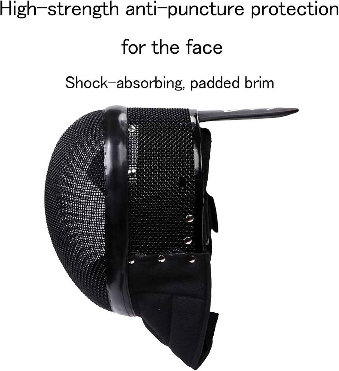 1600N Face Guard, Fencing Mask, Coach's Mask, Lined with Removable Mask, Easy to Clean, Comfortable to Exercise, Protective Practice Equipment, Fencing Guards for Practice Equipment(Large)
