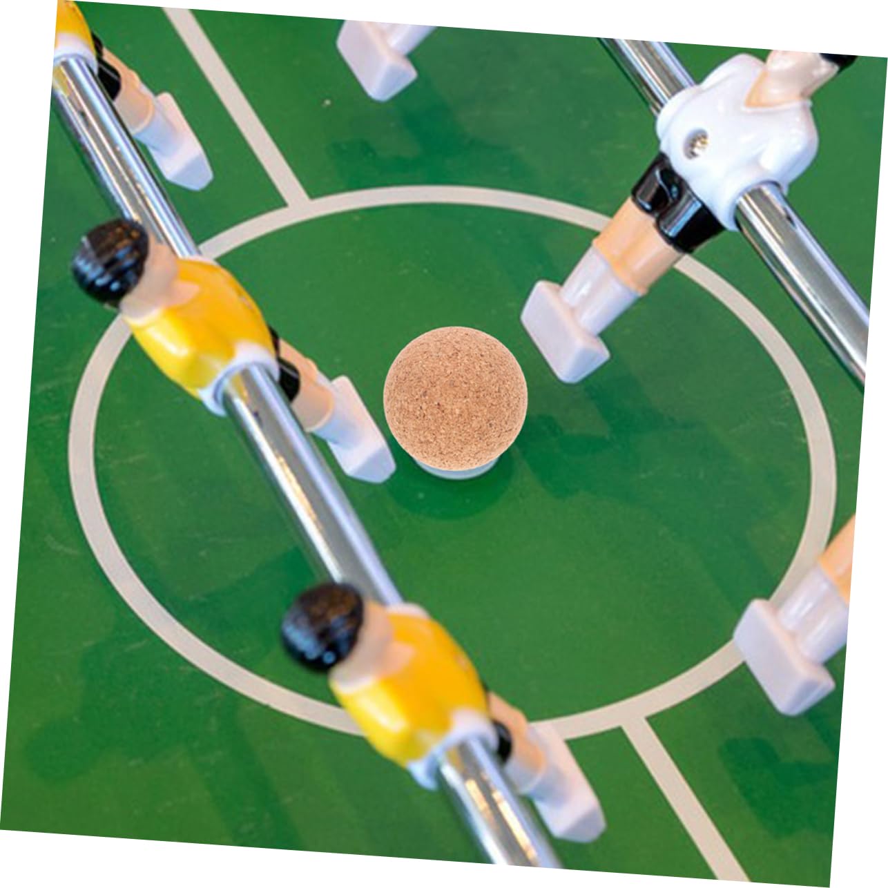 Alasum 25piezas Balones De Foosball De Madera De Corcho para Mesa Accesorios De Futbolín y Portátiles