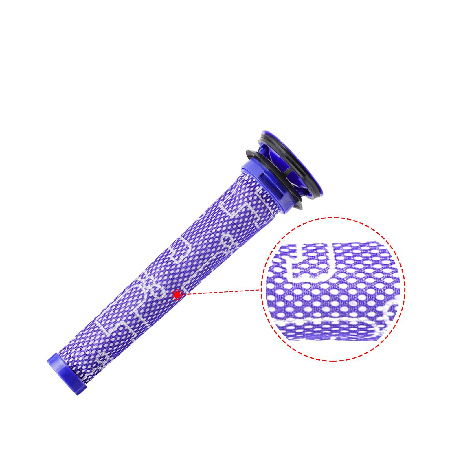 INF Części zamienne akcesoria do odkurzacza Dyson V8, filtr wstępny i tylny filtr, części zamienne, zestaw akcesoriów, 2 x filtr do odkurzacza