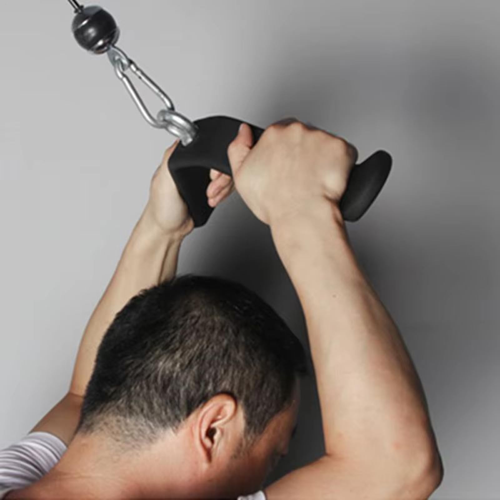 Barra per Allenamento Tricipiti Pulldown Multifunzionale Resistente | Accessorio Fitness Per Palestra Outdoor Allenamento Fitness Sport Potenziamento Muscolare E Del