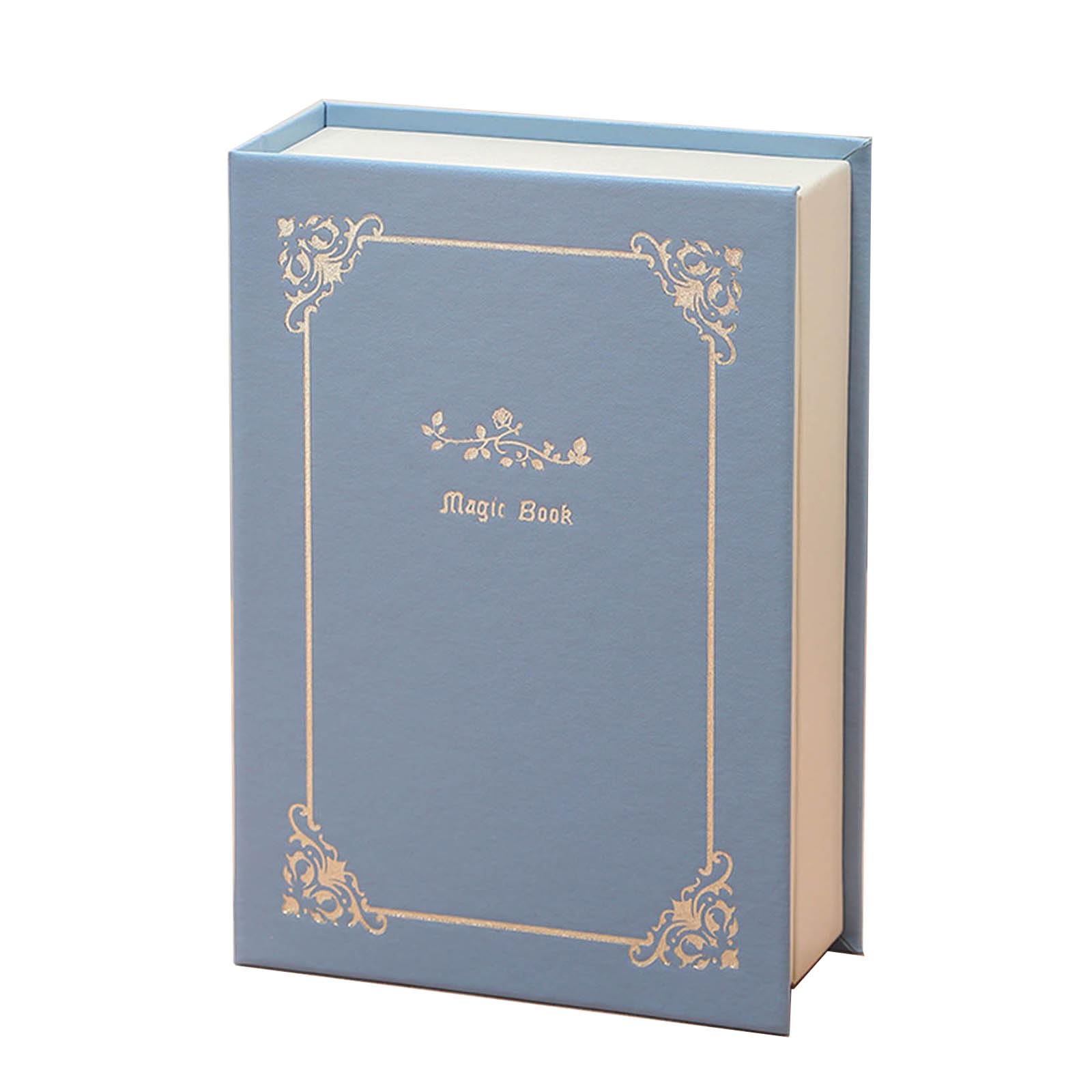 HZBB Book Travel Jewellery Box Organiser for Rings Earrings Necklaces PU Leathers Velvets Jewelry Cases Gift Box for Women Pu Leathers Cases