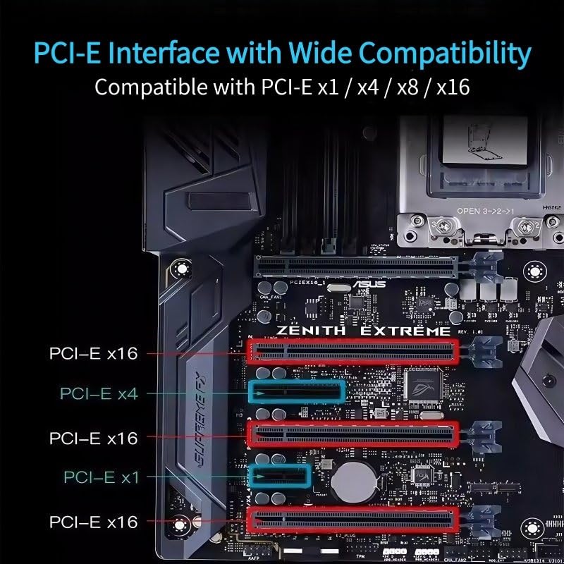 WiFi6 PCIe Wireless Card BT5.2 Dual Band 5G Gigabit Adapter miniatura 7