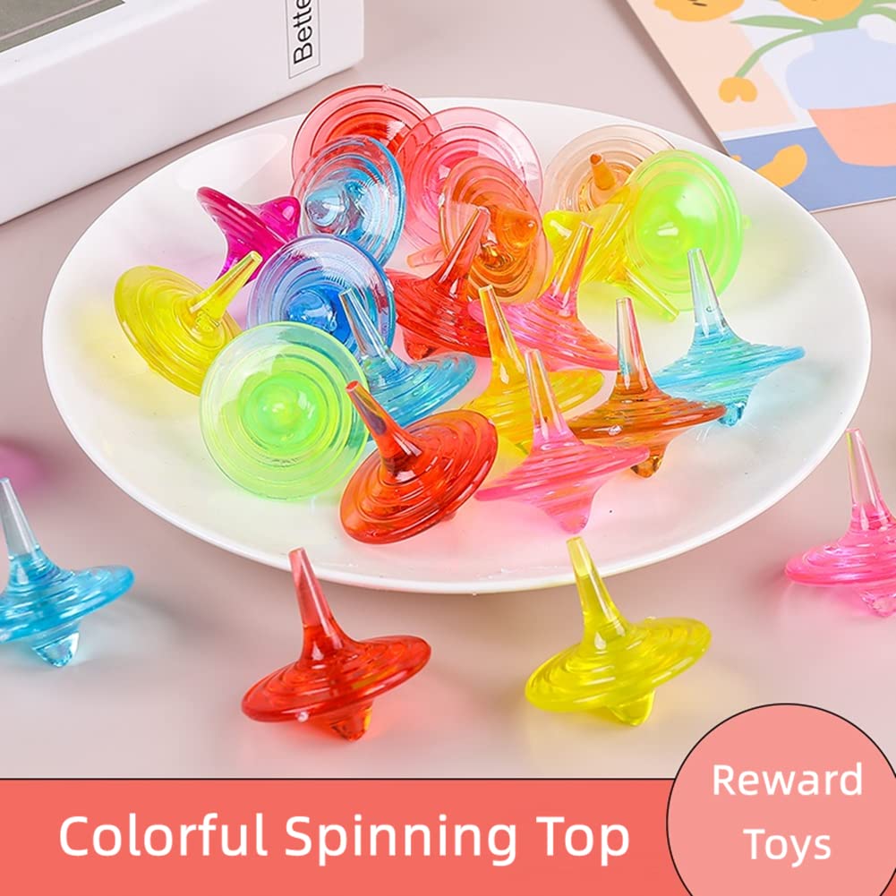 Juguetes giratorios de acrílico para niños, coloridos y duraderos con cristales brillantes para niños y niñas, juego en familia, fiesta, escuela, juego de jardín de infantes, reformulación 3