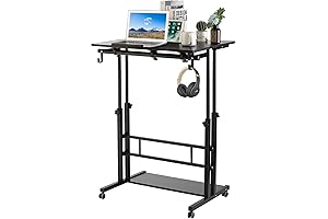 SIDUCAL Wheeled Standing Desk for Home and Office: Ultimate Ergonomics